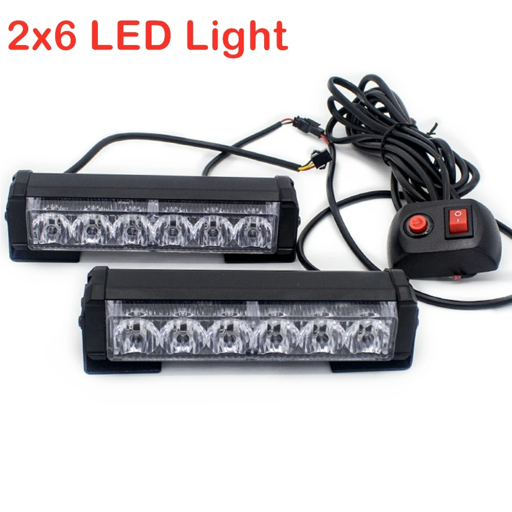 Warning Strobe Lights Light bar for Trucks Cars Waterproof