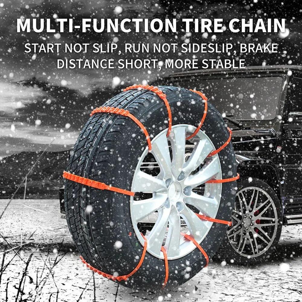 10 Pieces Car Tire Anti-Slip  For Snow Ice Mud