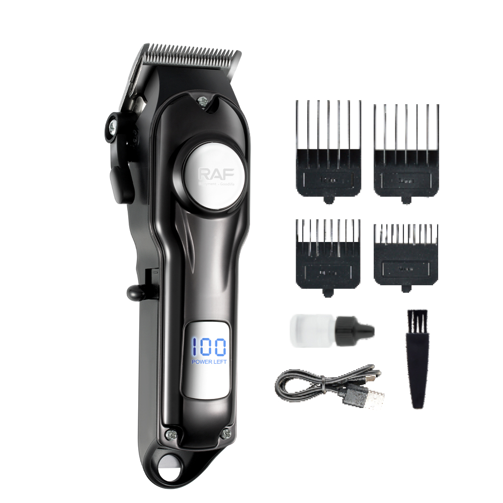 RAF 6000RPM Rechargeable Professional Haircut Grooming Kit Barber Electric Trimmer R4022