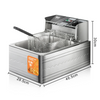 RAF Electric Deep Air Fryer 2500W 5.5L R5220
