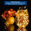 500 LED Fairy Copper String Lights 50 Meter Waterproof Warm Light Christmas