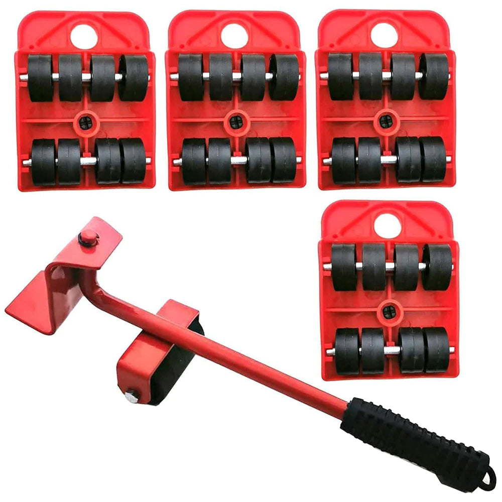 Easy Lifter Tool Moving Helpers System With 4 Wheel Sliders