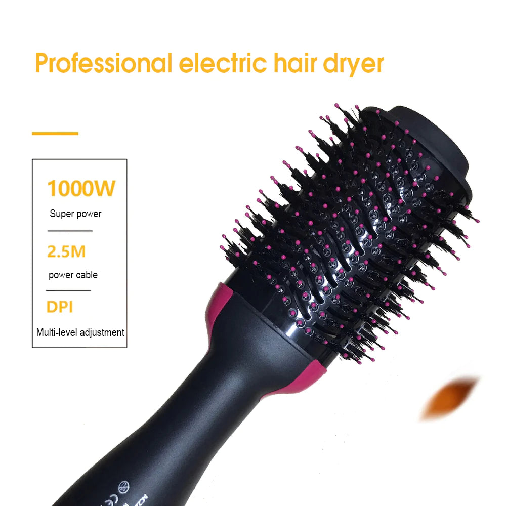 Hair Dryer And Styler Hot Air Brush- 1000W