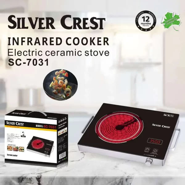 Infrared Cooker Ceramic Stove Silver Cret SC-7031