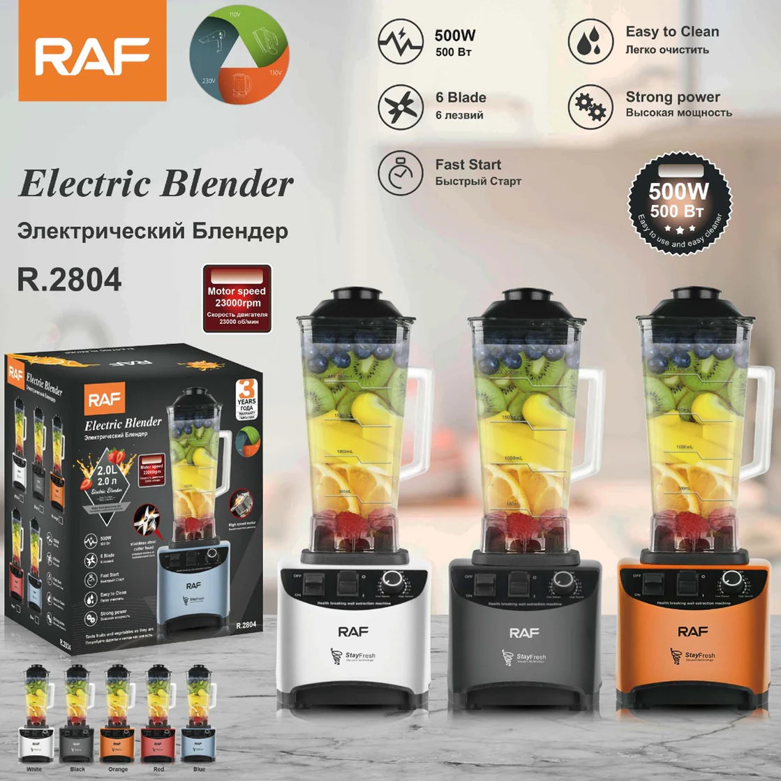 Raf Electric Blender 2 Litre 1800W R2804