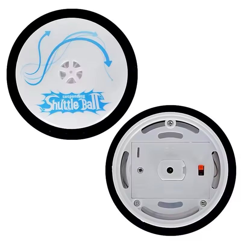 Air Hockey Hover Puck Mini Electric Floating Hockey With 2 Blue Air Hockey Pushers