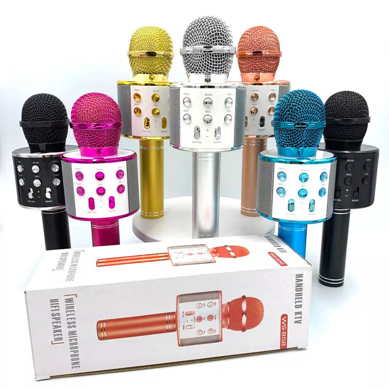 WS858 Wireless Bluetooth Karaoke Microphone