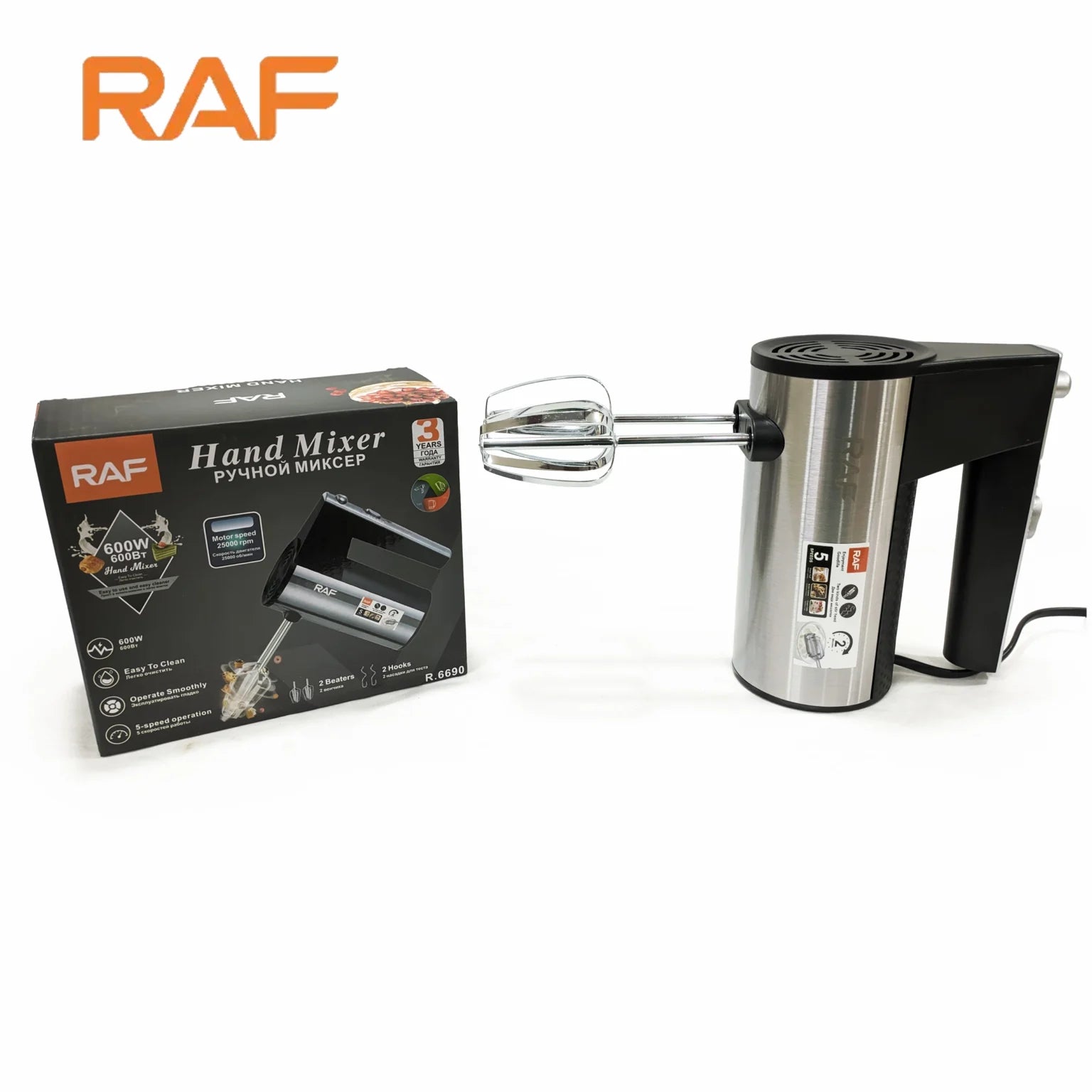 Raf Hand Mixer 600W R6690