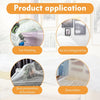 Transparent Plastic Masking Film Waterproof Dust Cover Living Room Kitchen Furniture Decoration Protective Film 20M