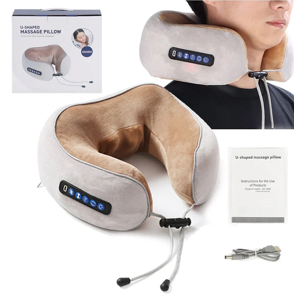 U-Shaped Neck Massager Travel Pillow