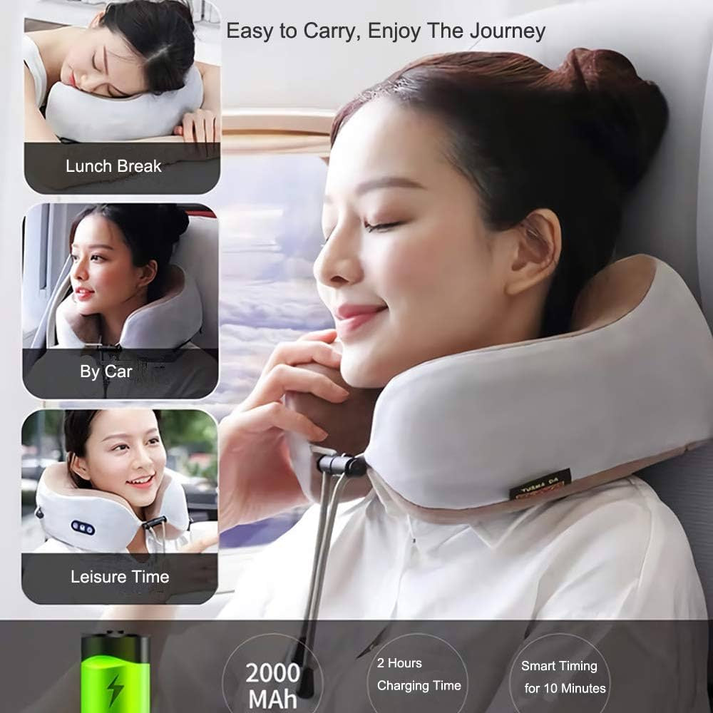 U-Shaped Neck Massager Travel Pillow