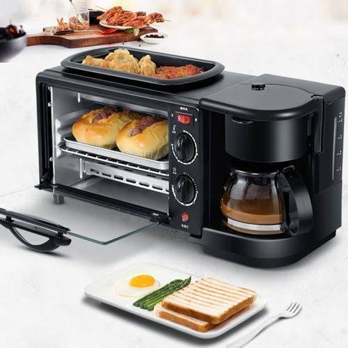 Raf 3 In 1 Breakfast Maker Grill-Frye-Coffe maker 9 Litre R5308B