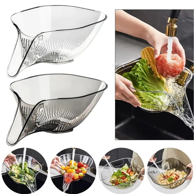 Basket Bowl Multifunctional Vegetable Washing Fruit Dry Wet
Separation Kitchen Tool