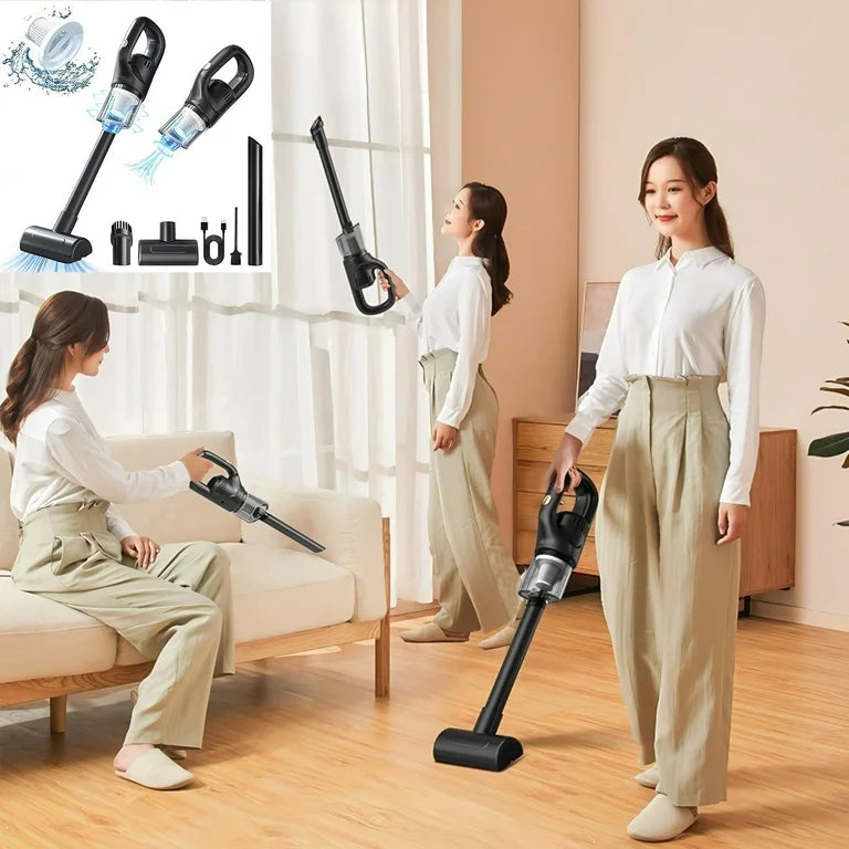 Portable Mini Handheld Vacuum Cleaner Rechargeable Home & Car