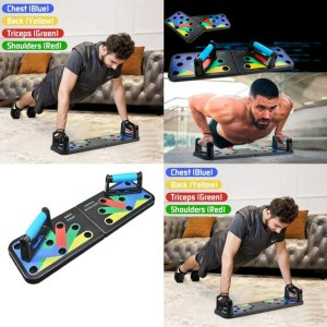 12 in 1 Push Up Board System Foldable Workout Portable Trainer for Home Fitnes