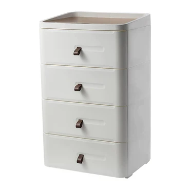 3 Drawer Storage Cabinets Japanese Style Bedside Table - AS435