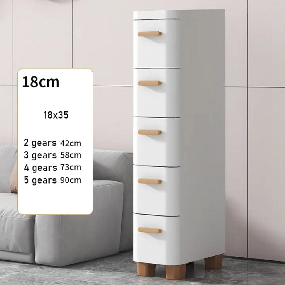 5-Layer Household Storage Cabinet for Bedroom and Bedside (AS-436)