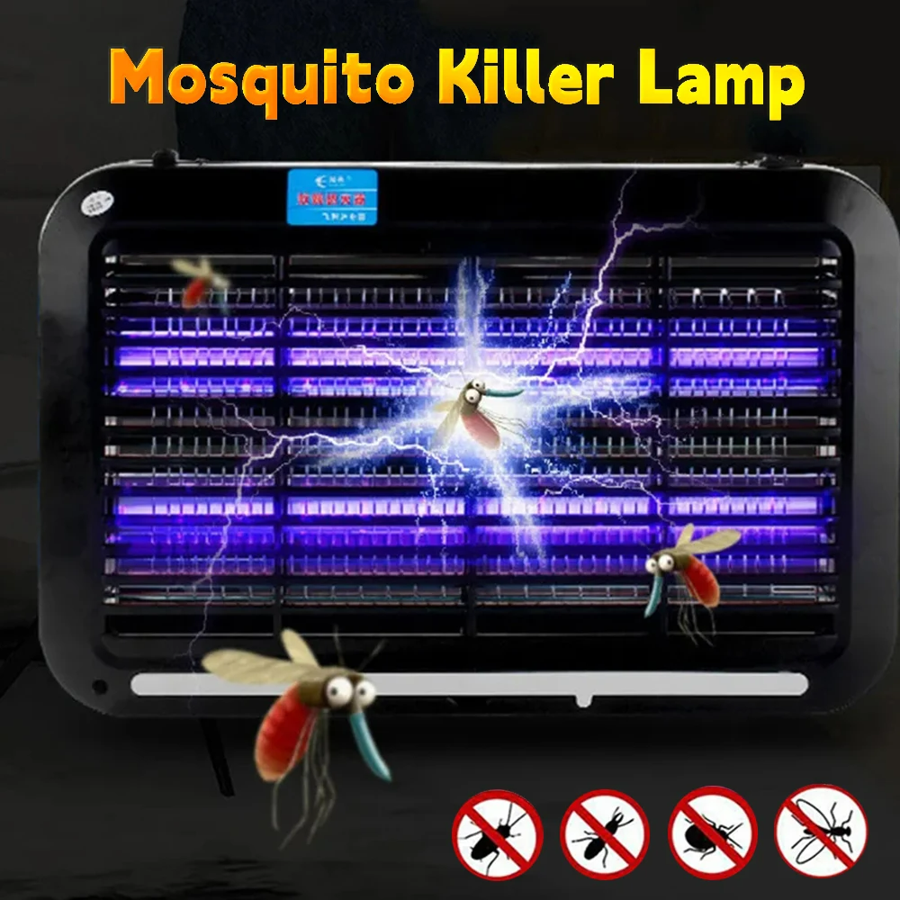 Mosquito Killer Lamp 8W 220V LED Electric Shock Bug Repeller