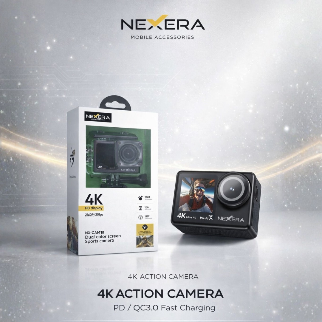 NEXERA 4k Sports Action Camera NX-CAM02 – Assaf online shop