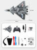 RC Plane J20 Fighter Remote Control Airplane Anti-collision Soft Rubber Head Glider with Culvert Design Aircraft