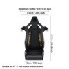 Carbon Fiber Sports Car Seat Phone Holder