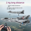 RC Plane J20 Fighter Remote Control Airplane Anti-collision Soft Rubber Head Glider with Culvert Design Aircraft