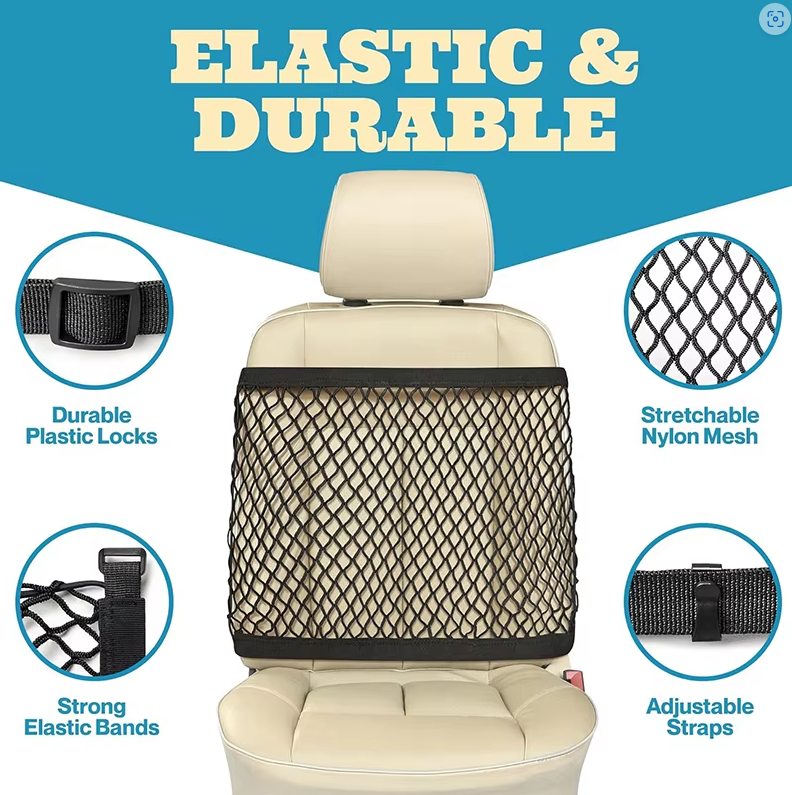 Car Seat Net Organizer