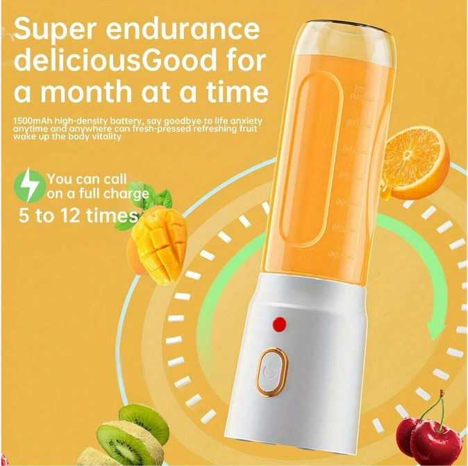 Portable Blender Cup Fast Charging, Compact