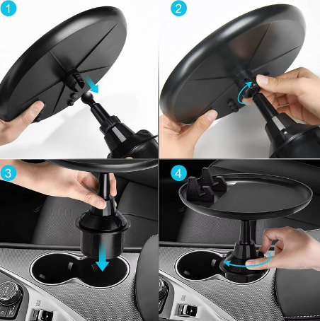 Cup Holder Tray for Car – Adjustable Car Tray Table