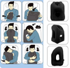 Inflatable Travel Pillow for Airplane, Neck Air Pillow for Sleeping to Avoid Neck and Shoulder Pain, Support Head and Lumbar