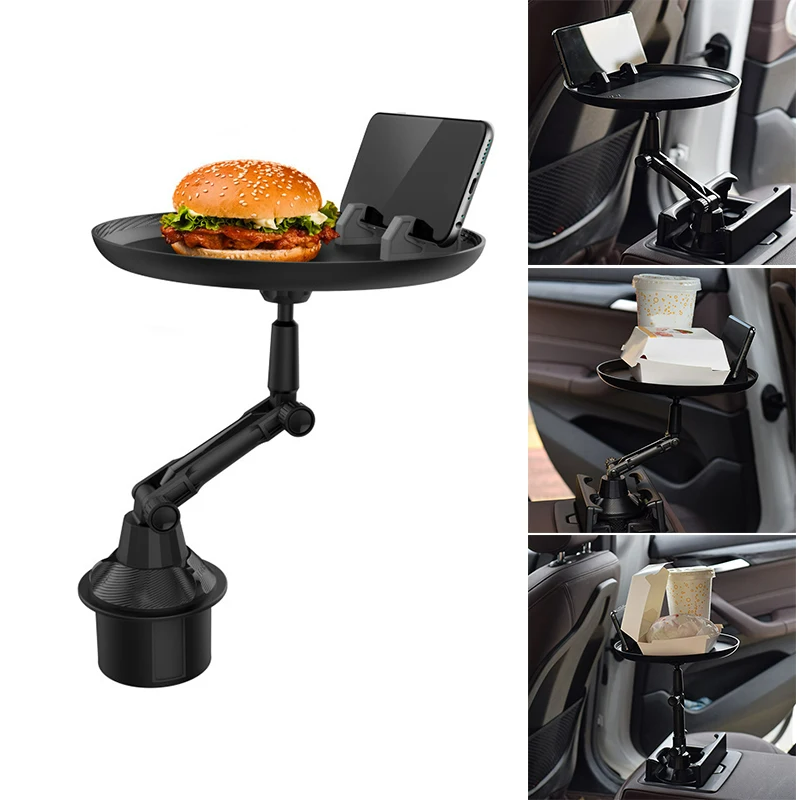 Cup Holder Tray for Car – Adjustable Car Tray Table