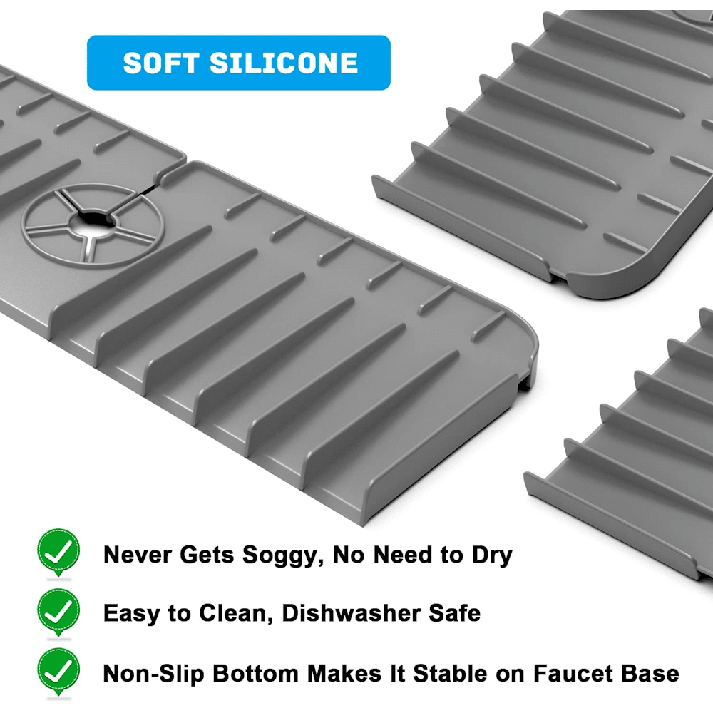 Faucet drain pad