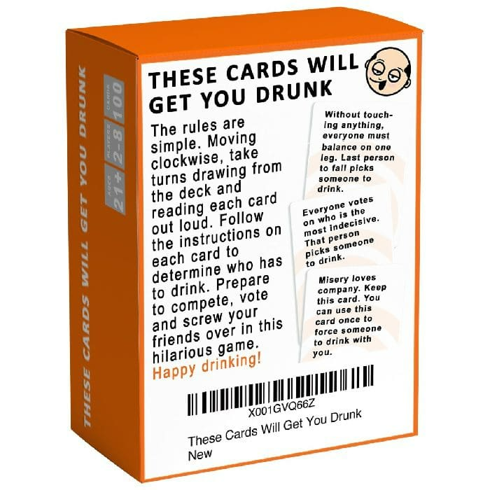 THESE CARDS WILL GET YOU DRUNK