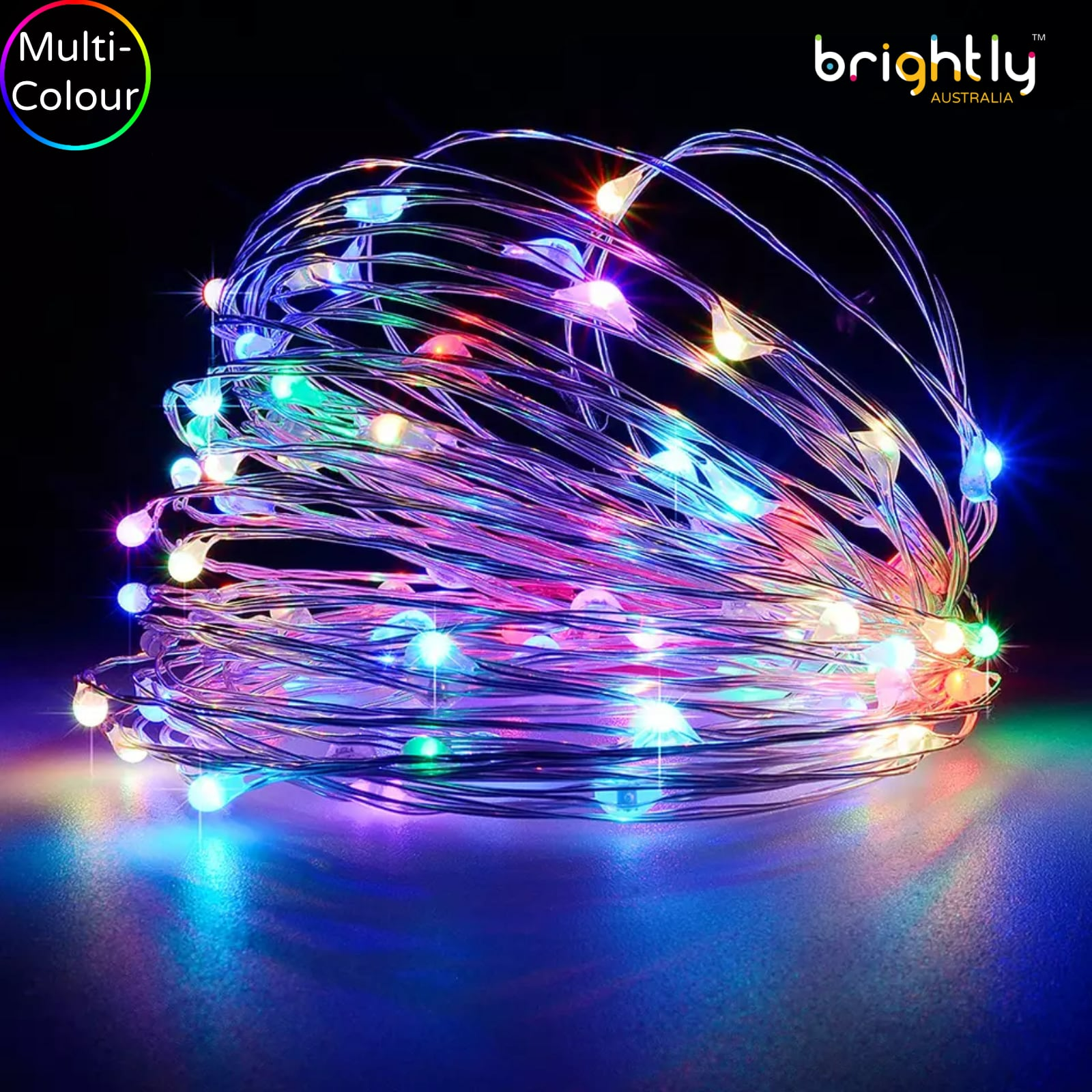 500 LED Fairy Copper String Lights 50 Meter Waterproof Multicolors Light Christmas