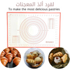 Non-Stick Non-Slip Silicone Dough Mat Perfect Dough Straightening Mat with Reusable Scales