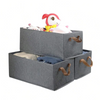 Cationic Steel Frame Storage Box, Foldable Portable Cloth Clothes Organizer Basket