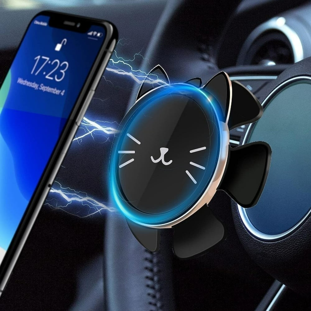 360-Degree Steering Wheel Phone Holder