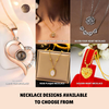 Necklace With Rose Box With Free Bag, I Love You In 100 Languages