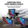 Portable Car AirPlay Stereo With 4K Dashcam, Rear Camera, Wireless CarPlay/Android Auto, Bluetooth, GPS Radio