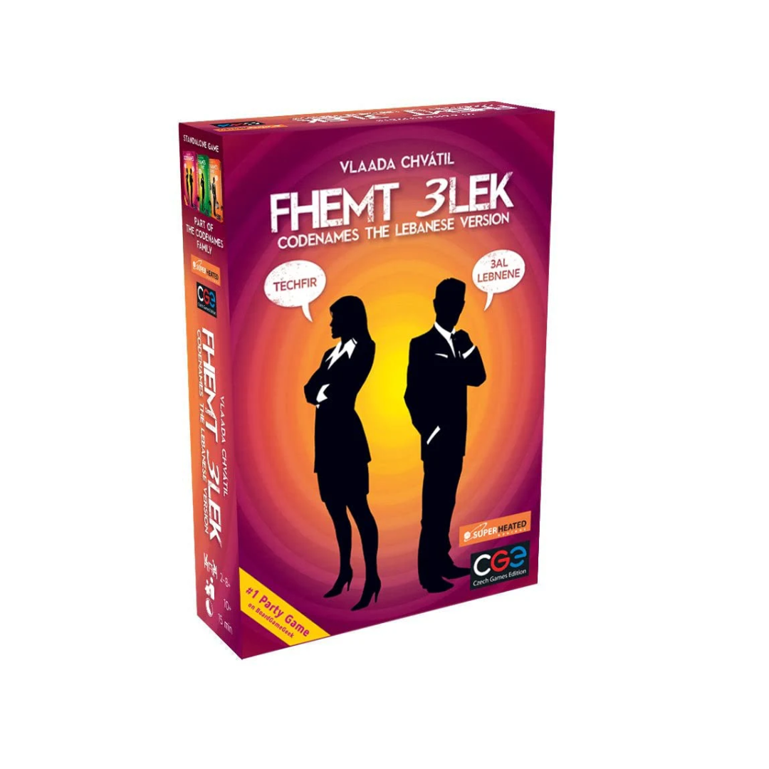Codenames - Fhemt 3lek (Lebanese codenames) - Party Card Game