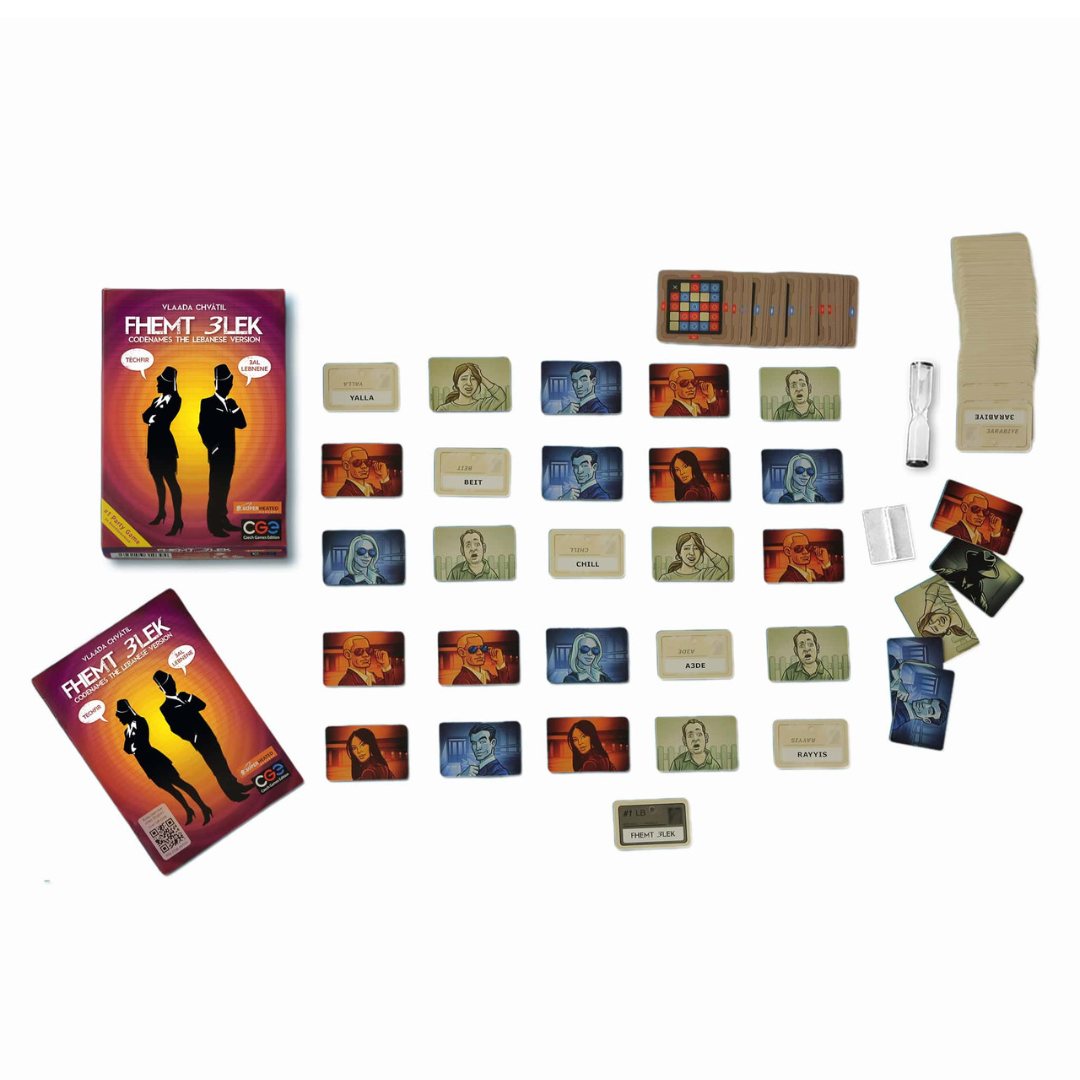 Codenames - Fhemt 3lek (Lebanese codenames) - Party Card Game
