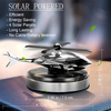 Solar Powered Helicopter Car Air Freshener  Rotating Aromatherapy Diffuser for Car, Home & Office