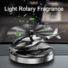 Solar Powered Helicopter Car Air Freshener  Rotating Aromatherapy Diffuser for Car, Home & Office