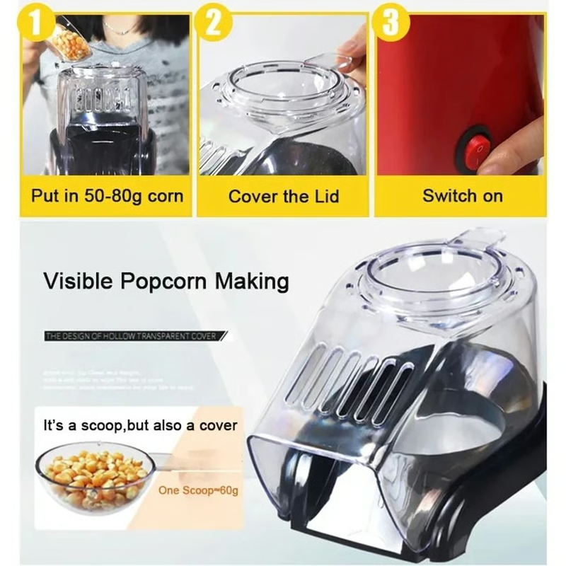 MINIJOY Popcorn Machine no oil – Assaf online shop