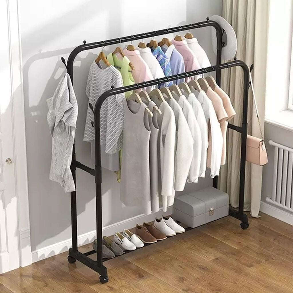Premium Heavy-Duty Garment Rack – 48 kg Capacity | Sleek, Sturdy & Spa ...