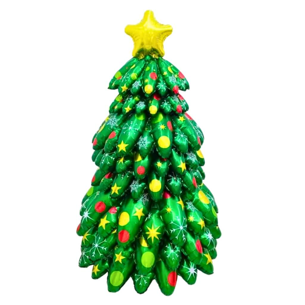 Giant 3D Standing Green Christmas Tree Foil Balloon