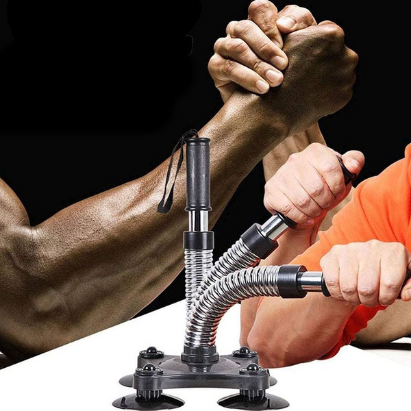 Arm Wrestling Trainer Workout Portable Resistance Spring Bar Forearm ...