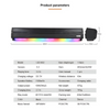 Kisonli LED-802 RGB Wireless Bluetooth Speaker 5.3 Retro Sound bar