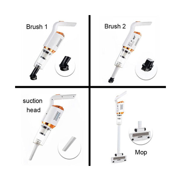 3 in 1 Handheld Cordless Vacuum Cleaner Lightweight Design Rechargeable