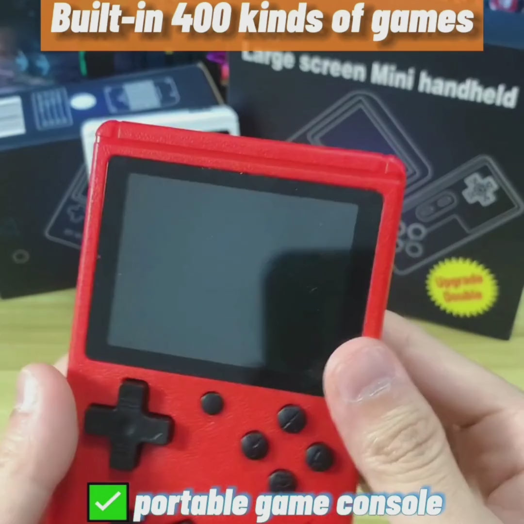 Retro Gaming Console , Handheld Game Console - inBuilt 400 Classic Games